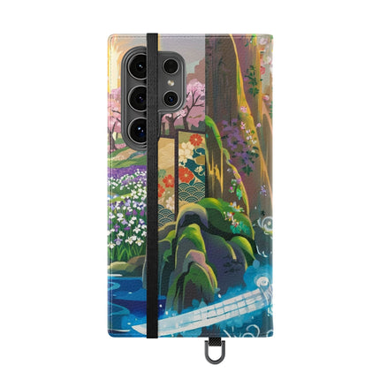 🐆⚔️ Circuit Samurai Jaguar Flip Case – Neon Power & Electric Honor