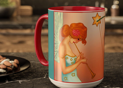Heavenly Angel Duet Colorful Mugs (11oz, 15oz)