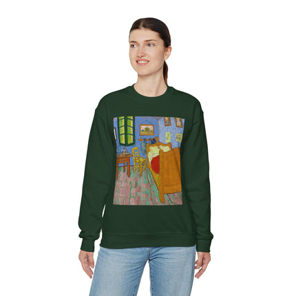 The Bedroom by Vincent van Gogh Heavy Blend™ Crewneck Sweatshirt