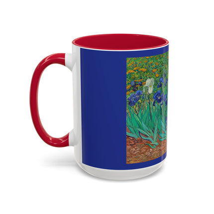 Irises by Vincent Van Gogh Colorful Mugs (11oz, 15oz)