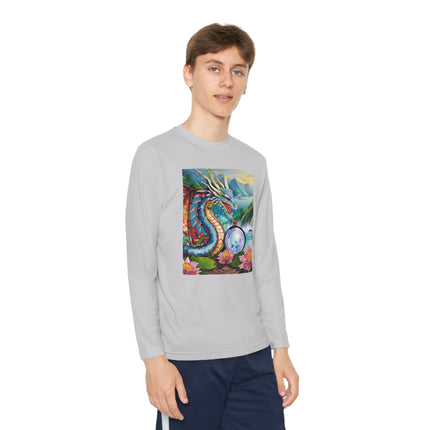 Wisdom's Guardian Youth Long Sleeve Competitor Tee – Dragon Magic & Ancient Wisdom