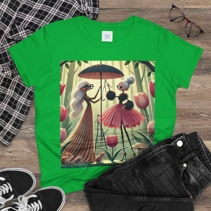 Under the Tulip Parasol Cotton Tee