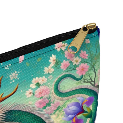 Fairy of the Koi Pond Flat Pouch – Elegant Fantasy & Everyday Versatility