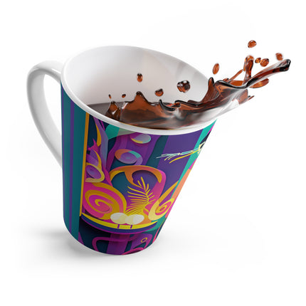 Dance of the Skeleton Ballerinas Latte Mug