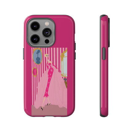 Lady in Pink Phone Case – Graceful Sophistication
