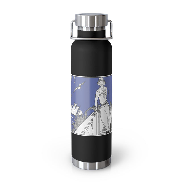 Coastal Elegance Copper Vacuum Insulated Bottle, 22oz