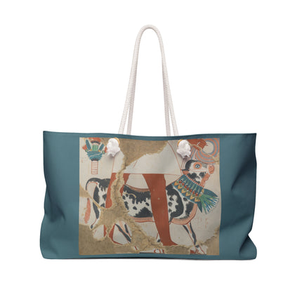 Detail of a Bull from a Procession of Offering Bearers by Nina de Garis Davies Weekender Bag