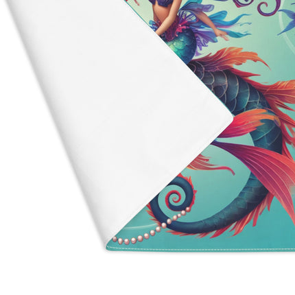Mermaid & Sea Dragon Placemat – Ocean Guardian & Mythic Beauty
