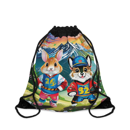 Animal Athletes Drawstring Bag
