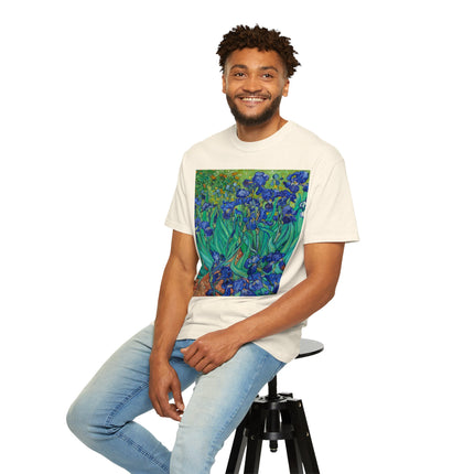 Irises by Van Gogh Unisex Garment-Dyed T-shirt