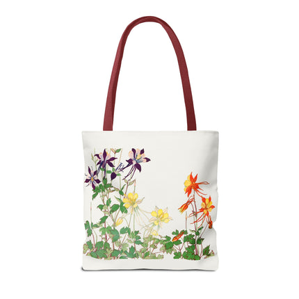 Aquilegia Flower by Tanigami Kônan Tote Bag (AOP)