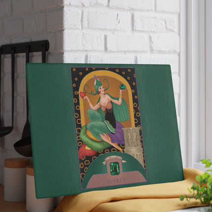 May & Emerald Zodiac Glass Cutting Board