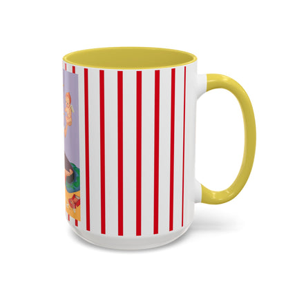 Art Deco Christmas Colorful Mugs (11oz, 15oz)