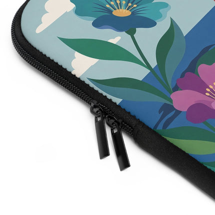 ⚓🌸 The Lady At The Seaside Laptop Sleeve – Art Deco Nautical Elegance