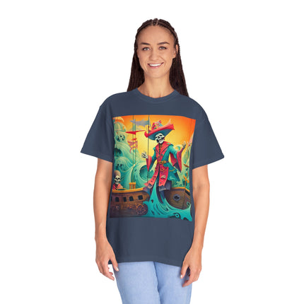 Skeleton Crew of the Misty Seas Unisex Garment-Dyed T-shirt