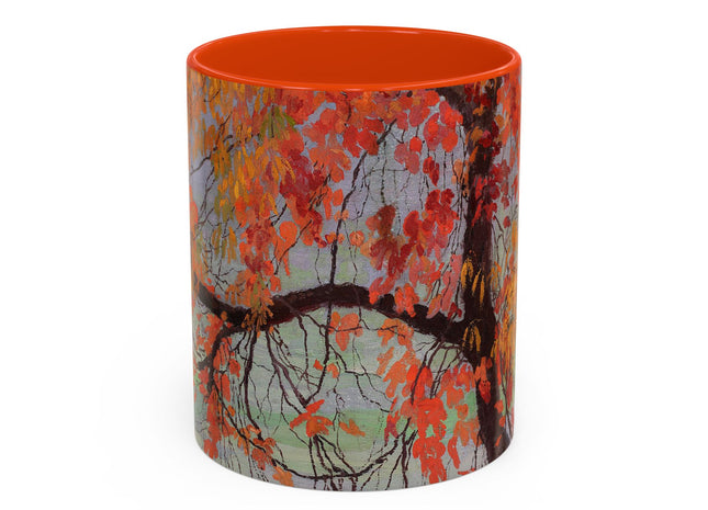 Autumn leaves by Edward Okuń Colorful Mugs (11oz, 15oz)