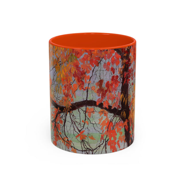 Autumn leaves by Edward Okuń Colorful Mugs (11oz, 15oz)