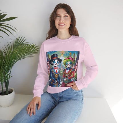 Cyber Punk Warrior Robots Unisex Heavy Blend™ Crewneck Sweatshirt