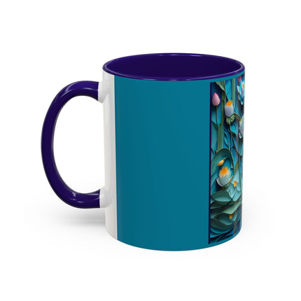 Ethereal Moonlit Lake Colorful Mugs (11oz, 15oz)
