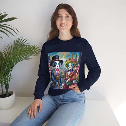 Cyber Punk Warrior Robots Unisex Heavy Blend™ Crewneck Sweatshirt