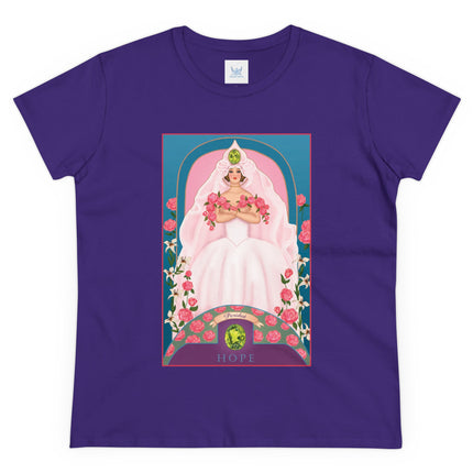 August & Peridot (from the Gem Series) by Sofia Chiostri Women's Midweight Cotton Tee