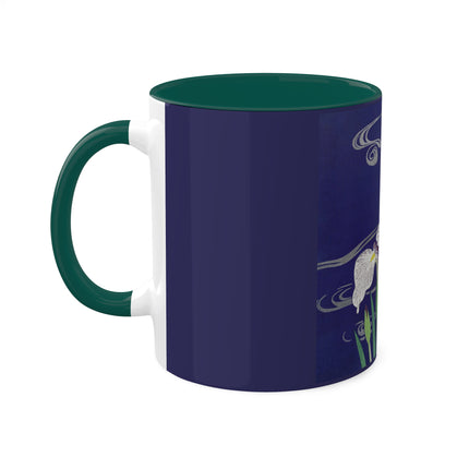 Irises by Kogyo Tsukioka Colorful Mugs, 11oz