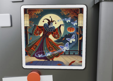 Court Magician with Ghost Butterflies Die-Cut Magnets (5 Sizes)