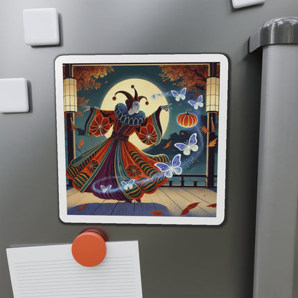 Court Magician with Ghost Butterflies Die-Cut Magnets (5 Sizes)