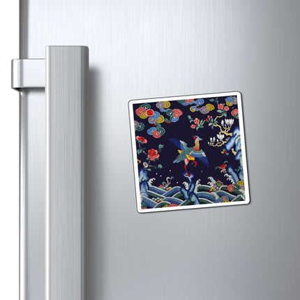 Rank Badge with Mandarin Duck Magnet (3 Sizes)