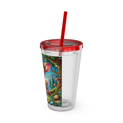 Fawn Defender Sunsplash Tumbler with Straw, 16oz