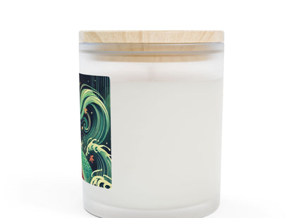 Mermaid Queen Rising from the Deep Frosted Glass Candle, 11oz