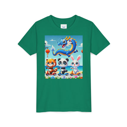 Seaside Scooter Friends Youth Short Sleeve Tee