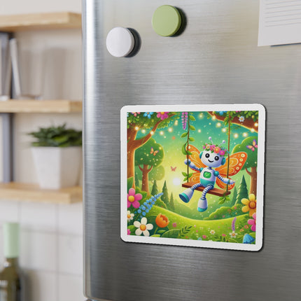 Robot Fairy Die-Cut Magnets (5 Sizes)