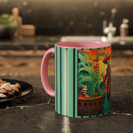 Skeleton Crew of the Misty Seas Colorful Mugs (11oz, 15oz)