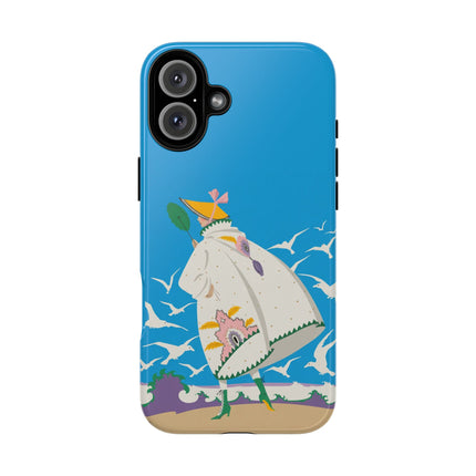 Seaside Wanderer Phone Case – Whimsical Charm & Coastal Delight