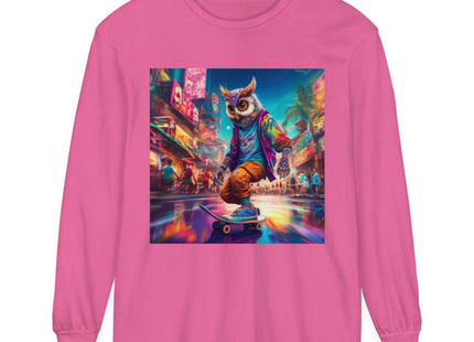 Neon Skater Garment-dyed Long Sleeve T-Shirt