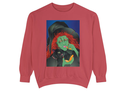 Mirror, Mirror A Witch's Touch Unisex Garment-Dyed Sweatshirt
