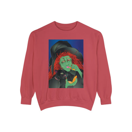 Mirror, Mirror A Witch's Touch Unisex Garment-Dyed Sweatshirt