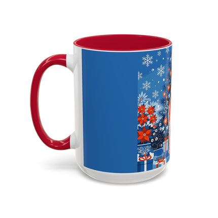 🎋❄️ The Winter Lantern Celebration Colorful Mug – Elegant Asian Christmas Fantasy