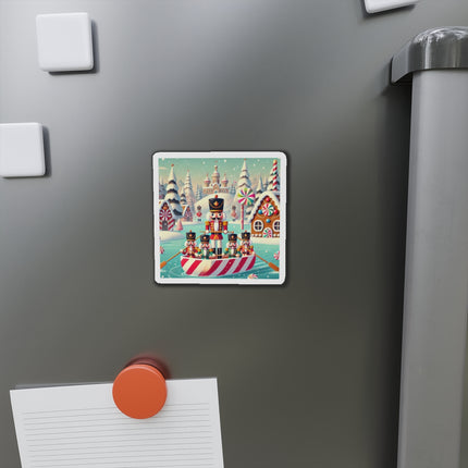 Nutcracker Candy-Striped Adventure Die-Cut Magnets (5 Sizes)