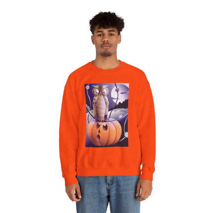 The Startled Pumpkin Unisex Heavy Blend™ Crewneck Sweatshirt