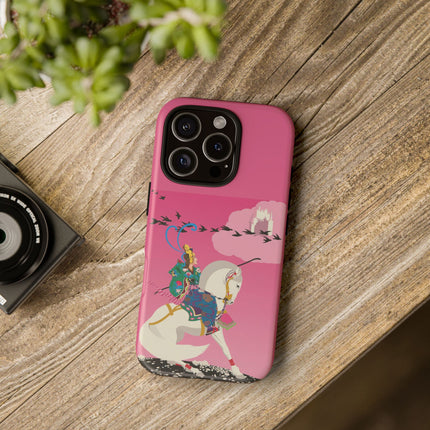 Samurai Princess on the White Steed Phone Case – Epic Grace & Mythic Power