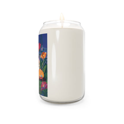 🌺💐 The Lady Of The Flower Garden Scented Soy Candle – Art Deco Floral Reverie