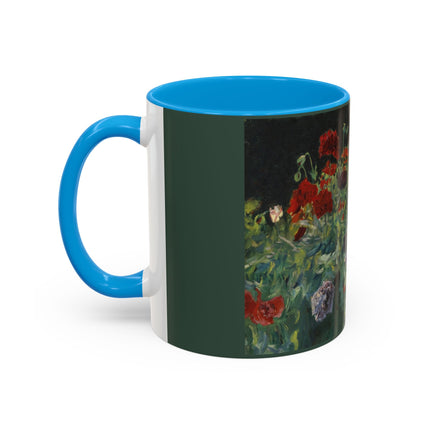 A Study of Poppies for Carnation, Lily, Lily, Rose by John Singer Sargent Colorful Mugs (11oz, 15oz)