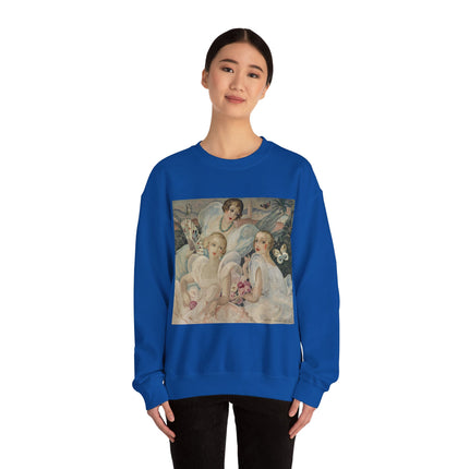 Les Femmes Fatales by Gerda Wegener Heavy Blend™ Crewneck Sweatshirt