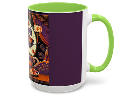 Theatrical Halloween Mice on Teacup Colorful Mugs (11oz, 15oz)