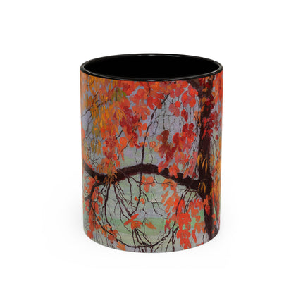 Autumn leaves by Edward Okuń Colorful Mugs (11oz, 15oz)