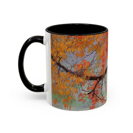 Autumn leaves by Edward Okuń Colorful Mugs (11oz, 15oz)