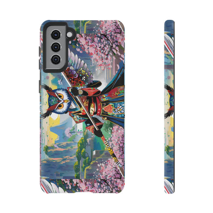 Cyberpunk Samurai Owl Phone Cases