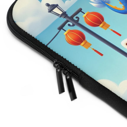 Seaside Scooter Friends Laptop Sleeve – Coastal Fun & Playful Adventure